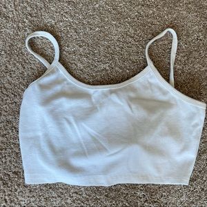 White crop top